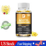 ACETYL L-CARNITINE 1500mg TABLETS System Health Antioxidant CAPSULES 120 Capsule