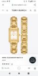 Tory Burch TBW1067 Watch With Matching Bracelet