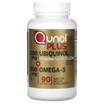 Plus Ubiquinol + Omega-3, 100 mg + 250 mg, 90 Softgels