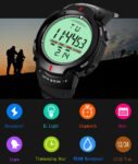 Waterproof Digital Sports Watch Military Tactical LED Backlight Wristwatch Men