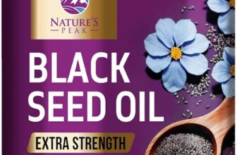 Black Seed Oil Softgels 1000mg – Premium Extra Strength Nigella Sativa