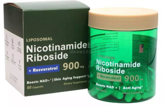 NAD+ Supplement for Anti-Aging Energy Focus & Nicotinamide Riboside Resveratrol