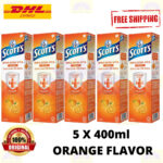 5 X 400ml Scott’s Emulsion Cod Liver Oil Orange Flavour Vitamin A & D – Express