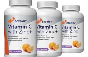 Vitamin C 1000mg – 30/60/120Capsules With Hesperidin,Zinc & Rutin Immune Support