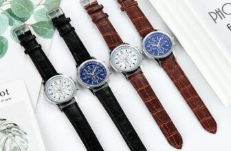 Men’s Watch Leather Belt Wrist Watches Quartz Analog Sport Watch Casual Daily V