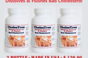 CHOLESTEROL BAD REMOVER & FLUSHER – KEEP SUGAR LEVELS LOWER 540 softgels