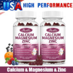 Calcium Magnesium Zinc with Vitamin D3 Strong For Bone Health Muscle Improvement