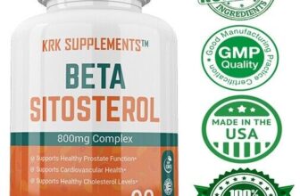 NEW Beta Sitosterol 800mg Prostate Super Support Cholesterol Urinary Bladder