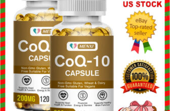 Nature Made CoQ10 200 mg 240 Softgels Heart Health Energy New Sealed Exp 10/2026