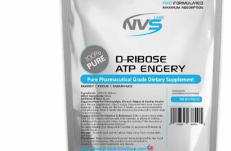 NVS 100% PURE D-RIBOSE POWDER ENERGY & ENDURANCE USP GRADE NON GMO