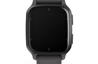 Garmin Venu Sq 2 GPS Smartwatch, AMOLED Display, Slate and Shadow Gray