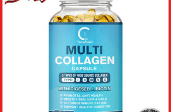 Multi Collagen Peptides Capsules Healthy Skin,Hair & Nails,Strengthen Bones