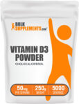 Bulksupplements Vitamin D3 Powder – Reduces Muscle & Joint Pain