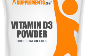 Bulksupplements Vitamin D3 Powder – Reduces Muscle & Joint Pain