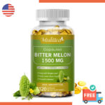 120 Capsules Bitter Melon Supplement 1500mg Blood Sugar Health Immune Support