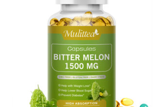 120 Capsules Bitter Melon Supplement 1500mg Blood Sugar Health Immune Support