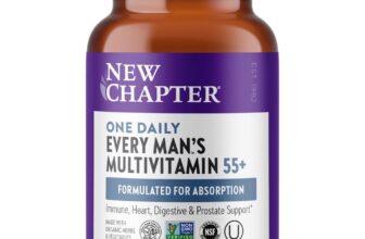 New Chapter Every Man’s One Daily 55+ Multivitamin Tablets – 48 Count