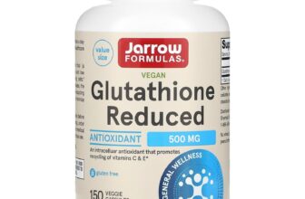 Vegan Glutathione Reduced, 500 mg, 150 Veggie Capsules