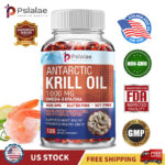 Antarctic Krill Oil 1000mg -with Omega-3 EPA, DHA, Astaxanthin and Phospholipids