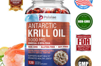 Antarctic Krill Oil 1000mg -with Omega-3 EPA, DHA, Astaxanthin and Phospholipids