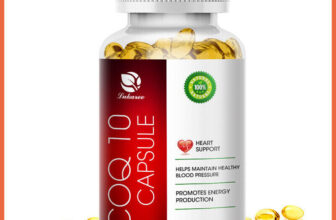 CoQ10 Capsules Blood Pressure Heart Health High Absorption Supplement 120 Pills