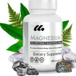 Magnesium supplement capsules containing vitamin B6 and manganese citrate