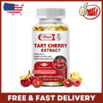 Tart Cherry Extract Capsules Supplement Support Healthy Joints Uric Acid Levels