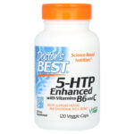 Doctor s Best 5-HTP Enhanced with Vitamins B6  C 120 Veggie Caps Gluten-Free,