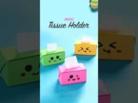 DIY Mini Tissue Holder | Easy Origami Tissue Box | Miniature Tissue Holder