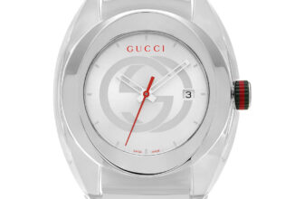 New Gucci Sync XXL Rubber Band Gucci Logoed Dial Assorted Colors Men’s Watch