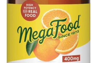 MegaFood Ultra C 400 mg – Vegan Immune Support Supplement withVitamin C 90 count