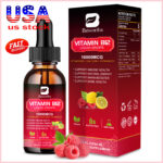 Organic Vitamin B12 Liquid Drops Extra Strength Energy Brain Heart Health Supple