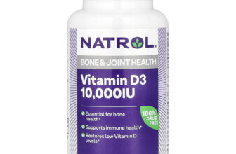 Vitamin D3,  Bone & Joint Health, 10,000 IU, 60 Tablets