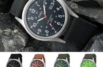 Sport Men’s Canvas Stainless Quartz Watch Wrist Steel Date Band Men’s Watch