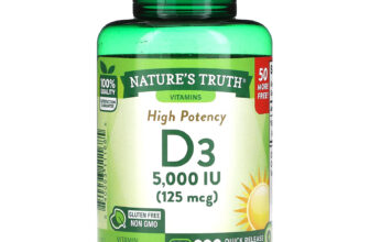 High Potency Vitamin D3, 125 mcg (5000 IU), 300 Quick Release Softgels