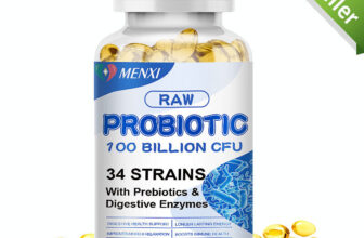 100 Billion Probiotics CFU Potency Gut Health For Women Men 120 Capsules