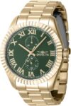 Invicta Men’s Specialty 43mm Green Dial Gold-Tone Bracelet Watch 47430