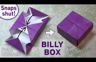 Origami Billy Box – It Snaps Shut!