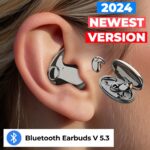 Bluetooth Earbuds Headset TWS5.3 Inear Wireless Earphone Invisible for All Phone