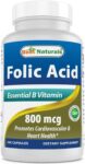 Best Naturals Folic Acid 800 mcg 240 Capsules