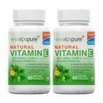 Alpspure Nutra Natural Vitamin E Capsules, 60 Capsules Each Pack Of 2