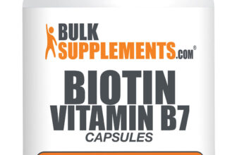 BulkSupplements Biotin 1% 240 Capsules – 10000 mcg Per Serving