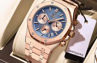 Luxury Mens Chronograph Quartz Wristwatch Business Luminous Waterproof Watch