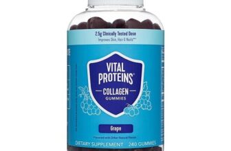 Vital Proteins Collagen Gummies, 2.5g Verisol Collagen Peptides 240 Ct EXP 10/25