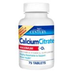 21st Century Calcium Citrate + D3 Maximum 630 mg/13 mcg (500 Iu) 75 Tabs