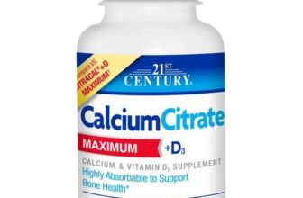 21st Century Calcium Citrate + D3 Maximum 630 mg/13 mcg (500 Iu) 75 Tabs