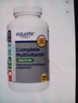 Equate Adults 50+ Complete Multivitamin Vitamin Supplement Tablets, 450 Count