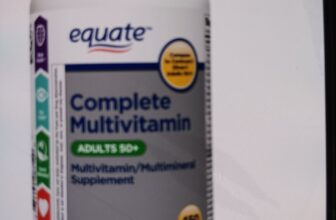 Equate Adults 50+ Complete Multivitamin Vitamin Supplement Tablets, 450 Count