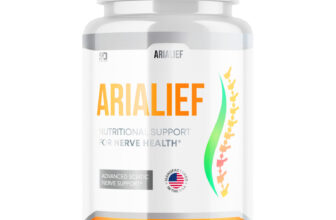 AriaLief Brain Pills – Nerve Health & Cognitive Support Supplement – 60 Capsules