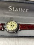 Stauer Graves 33 Automatic Wrist Watch Stainless steel w/ Brown Leather 13372